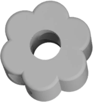 shoelace bead in shape of flower